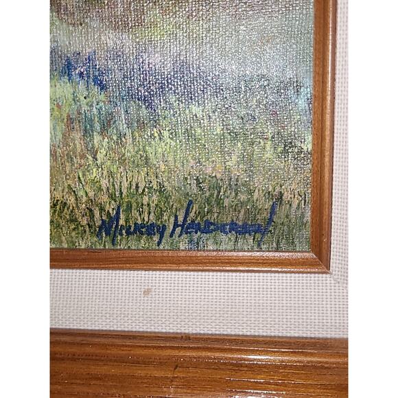 Original Oil Painting On Canvas Landscape Framed Texas Artist Mickey Henderson‎ - Picture 11 of 12
